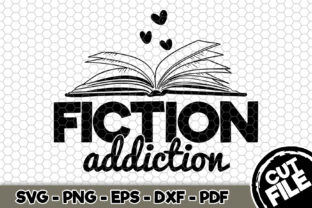 Fiction Addiction Embroidery Design