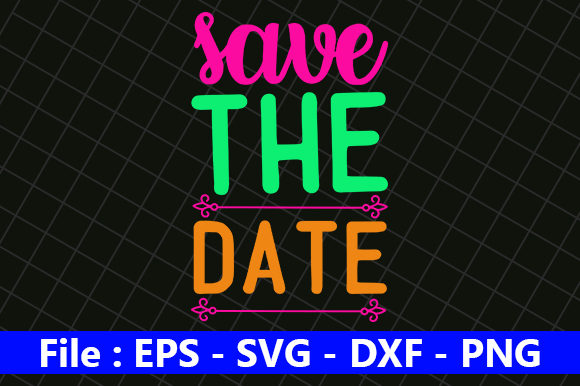 Save the Date Graphics for Crafts